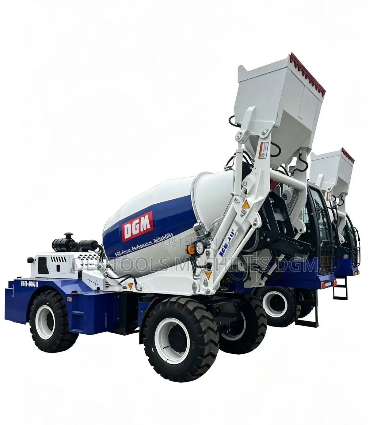 DGM Mobile Self Loader Concrete Mixer Truck 4cubic