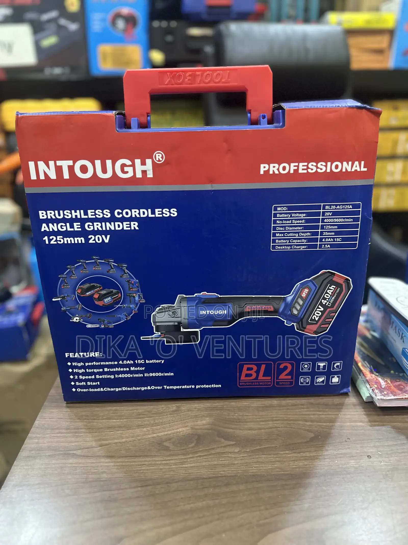 Battery Angle Grinder