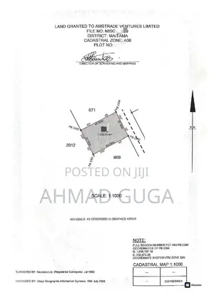 1,100 SQM Residencial Land for Sale in Maitama Abuja for Sell