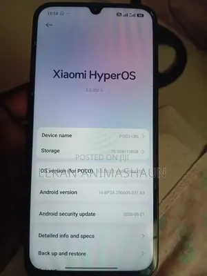 Xiaomi Poco C85 4G 128 GB Black