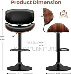 Timeless Mid-Century Modern Bar Stool