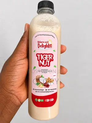Freshly Prepared Zobo and Tigernut Drinks