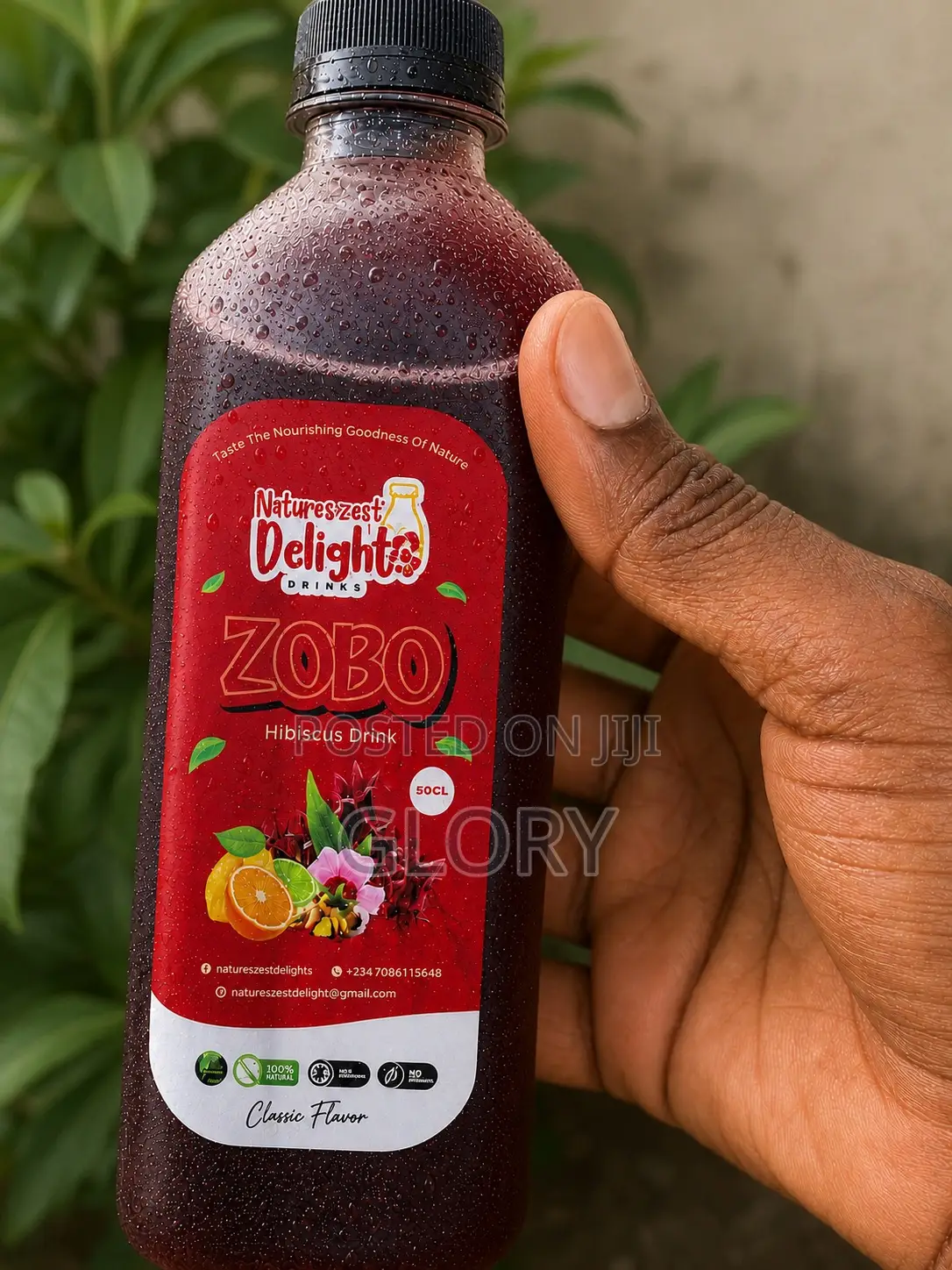 Freshly Prepared Zobo and Tigernut Drinks