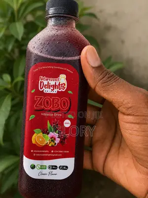 Freshly Prepared Zobo and Tigernut Drinks