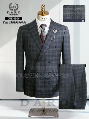 Double Checkers Suit for Men