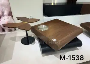 Wooden Center Table And Stool