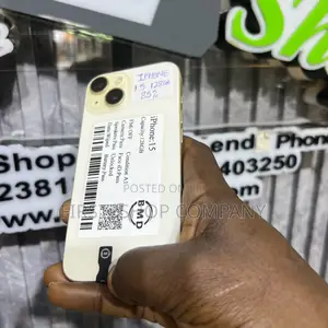 Apple iPhone 15 128 GB Yellow