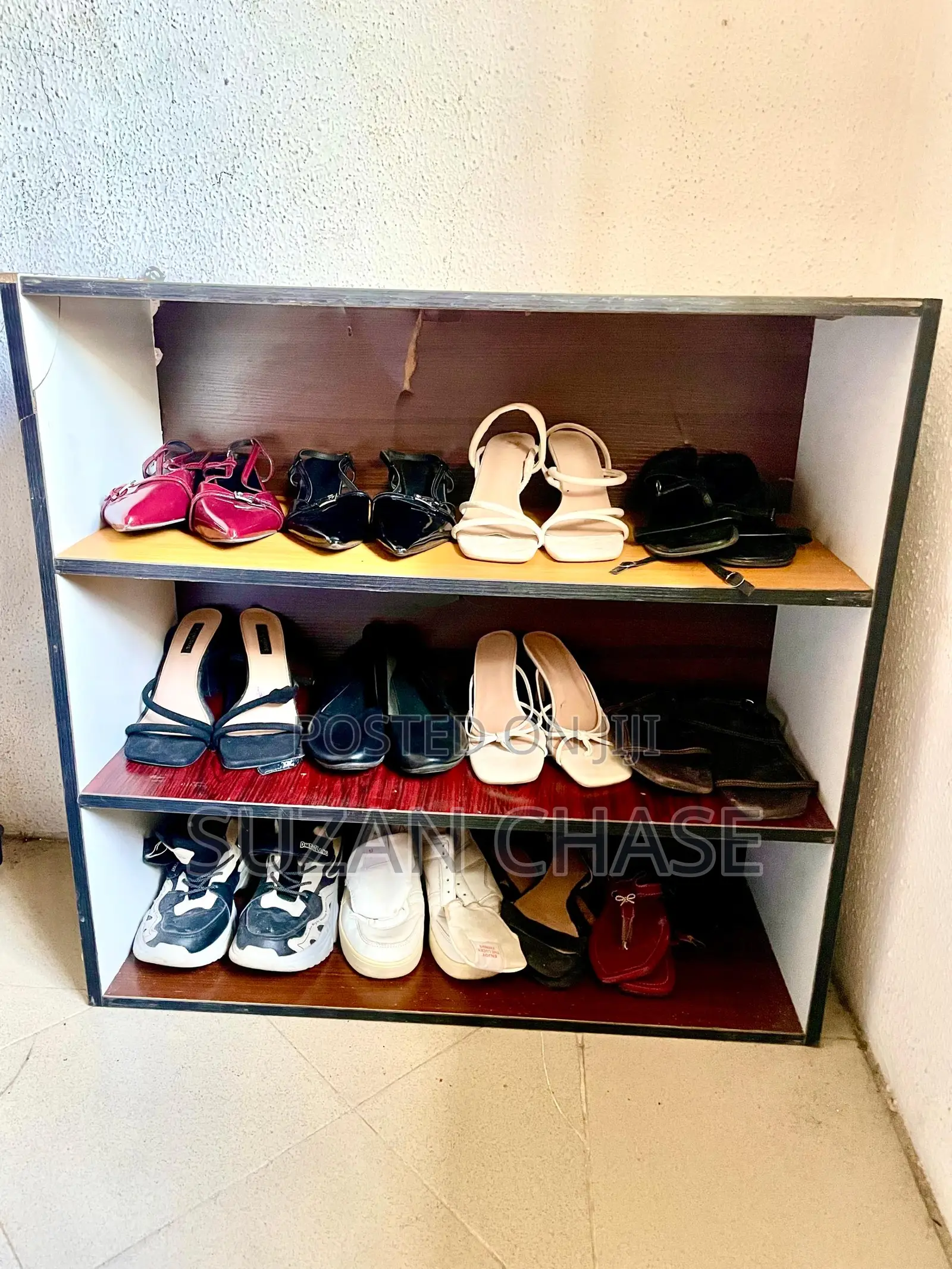 Wooden Shoe Rack