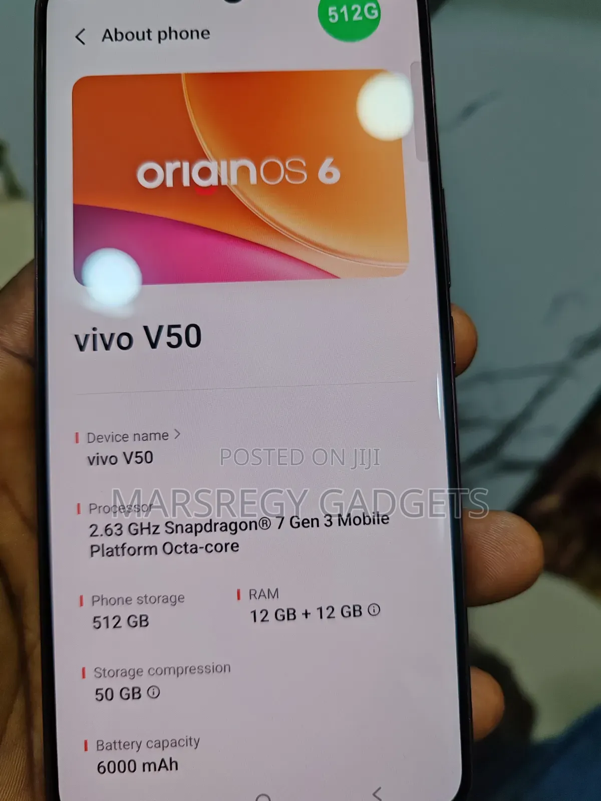 Vivo V50 512 GB Bronze