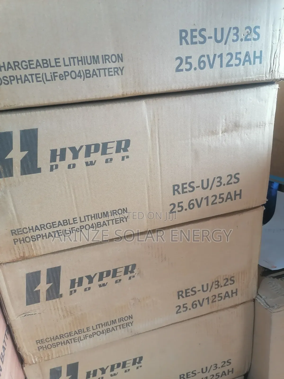 Hyper Lithium Ion Battery 3.2kwh 25.6v