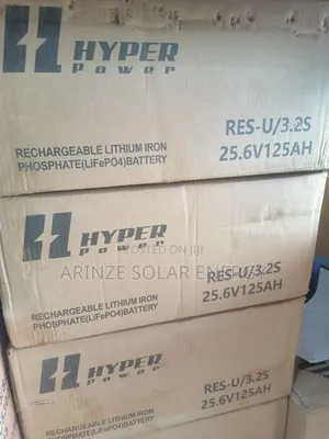 Hyper Lithium Ion Battery 3.2kwh 25.6v
