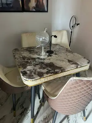 Dining Table And Refrigerator