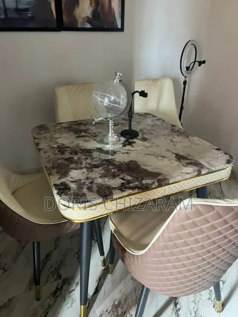 Dining Table And Refrigerator