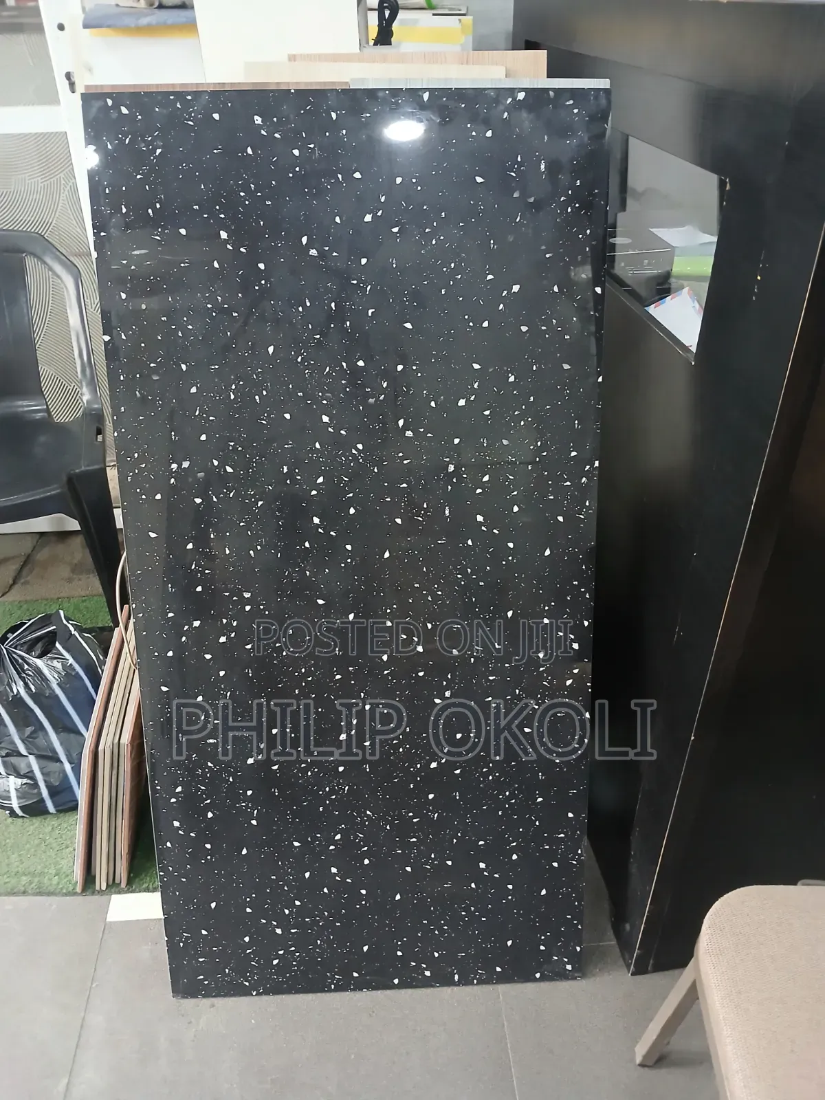 Super Polish Terrazo Black 60x120