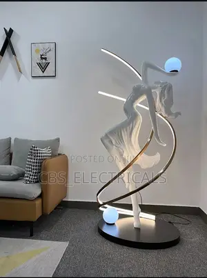 Artistic Dancer Sculpture Floor Lamp
