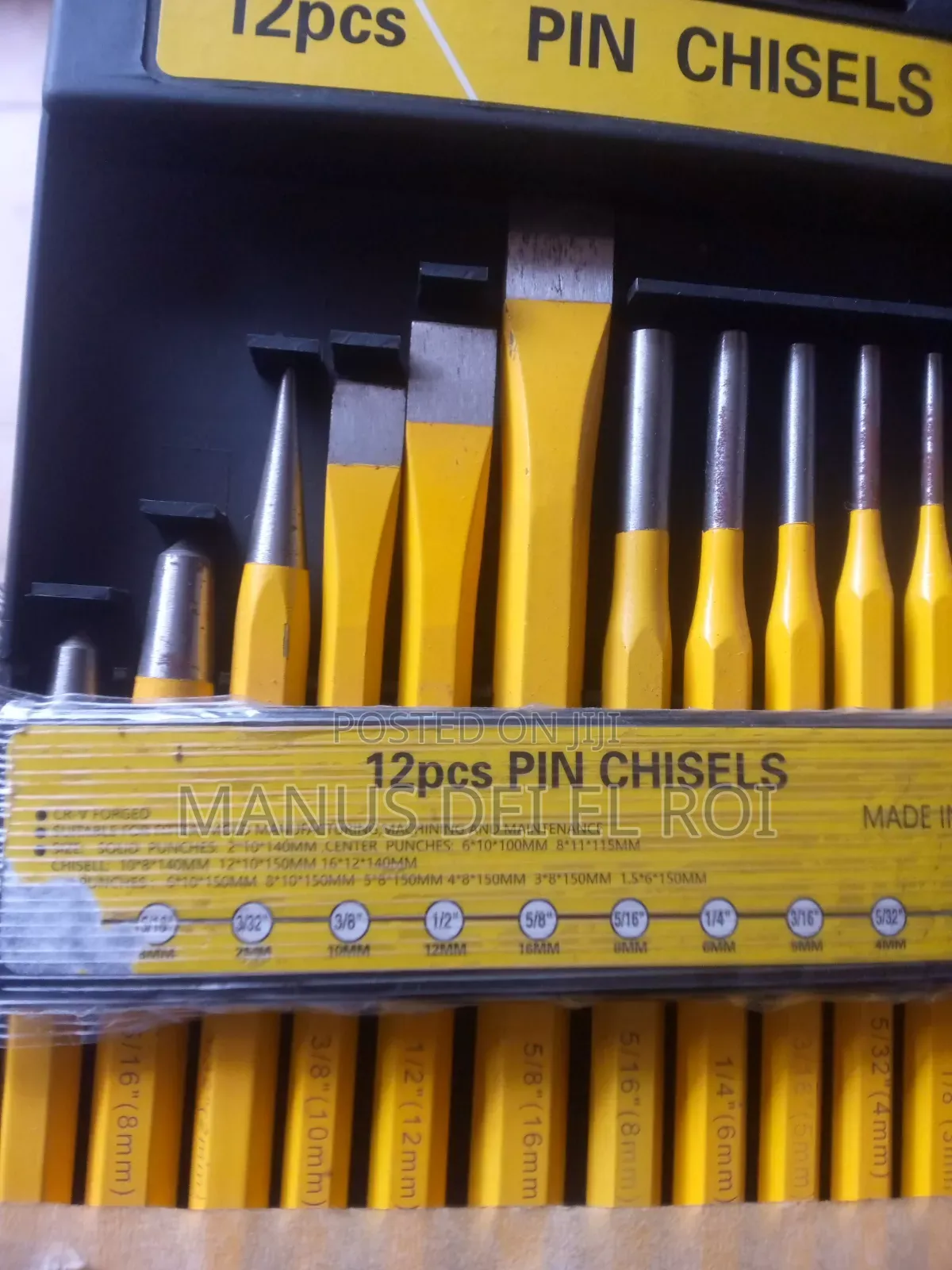 12pcs Pin Chisels