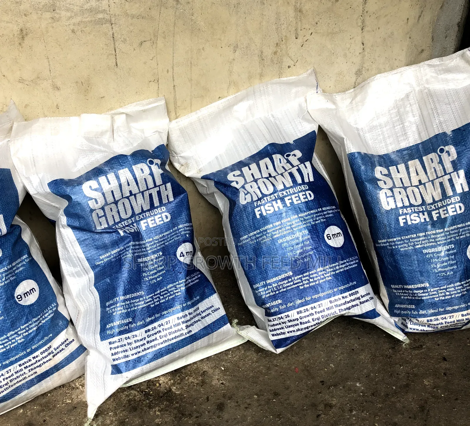 Sharp Growth Fish Feed