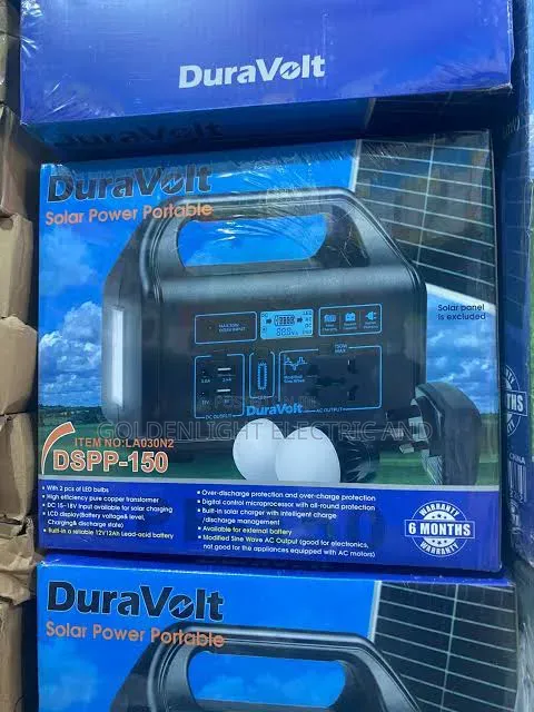Duravolt DSPP-150 Portable Solar Generator