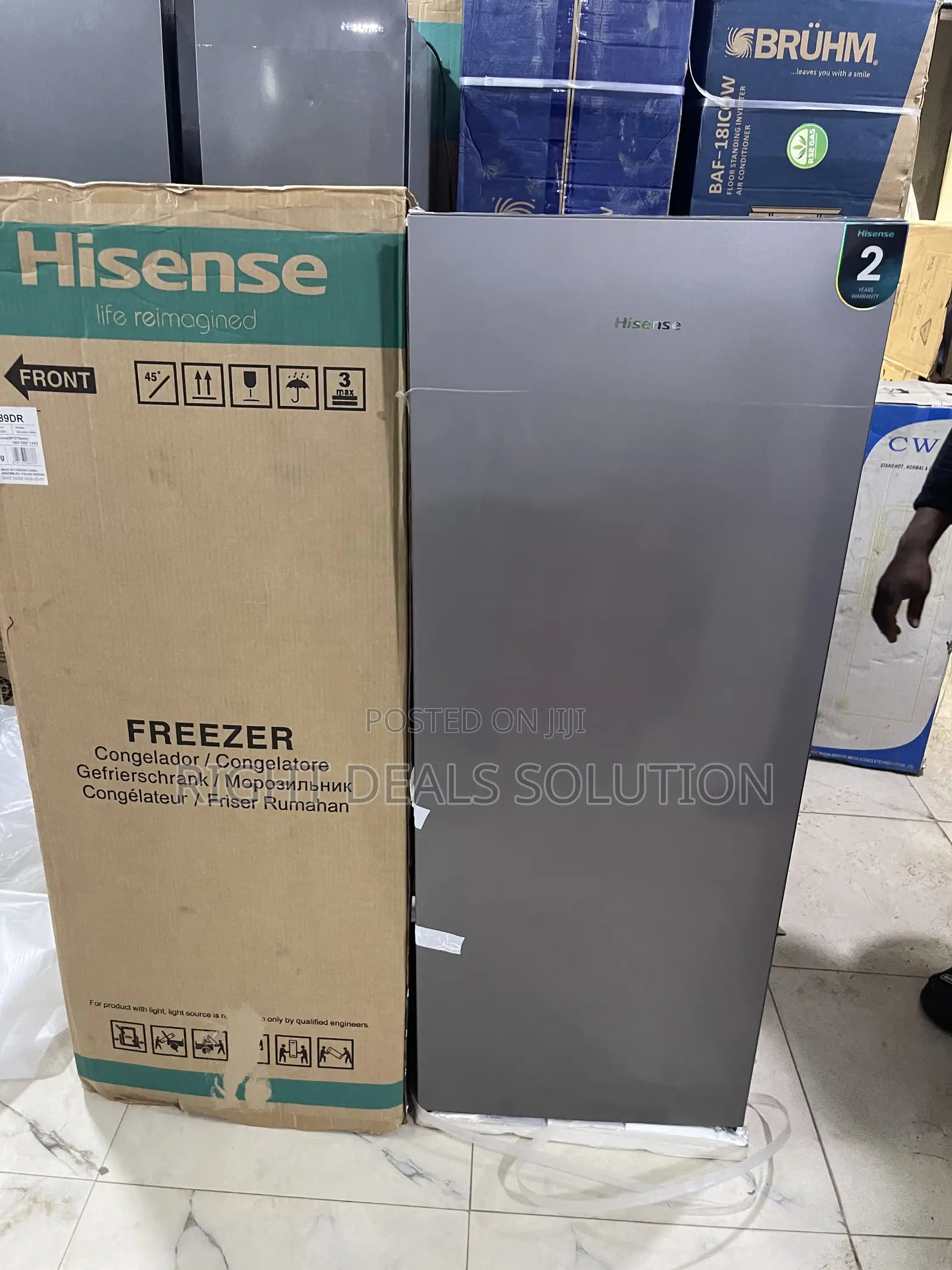 Hisense Rs189dr Single Door Refrigerator With Fast Cooling