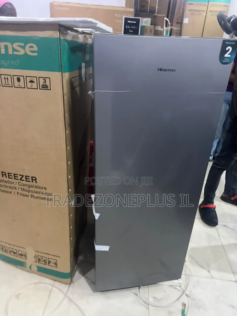 Newly Restocked Hisense 189dr Standing Freezer