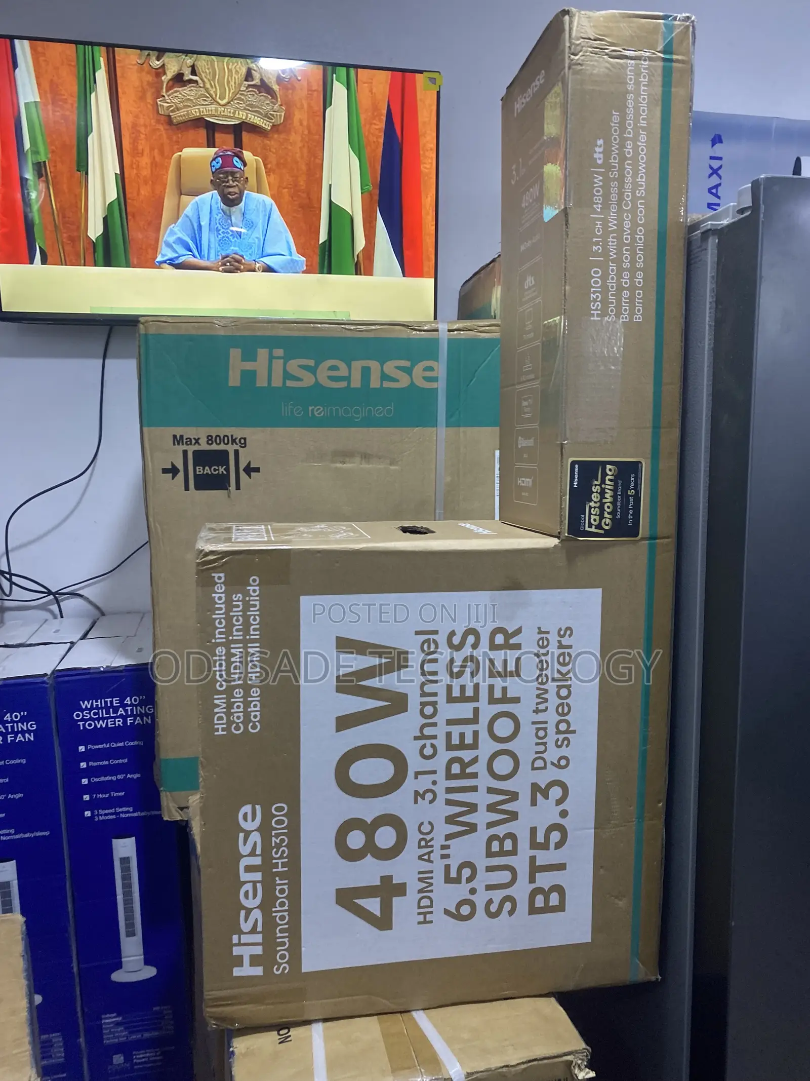 Hisense Bluetooth Speaker Bar 480w
