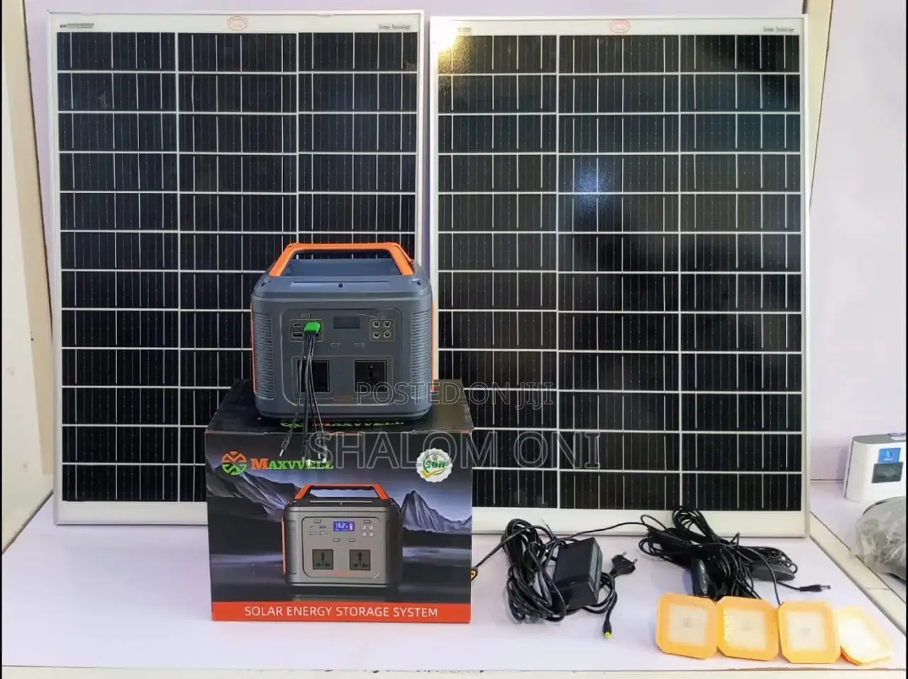 Maxwell Portable Solar Generator 500w – Complete Solar Kit