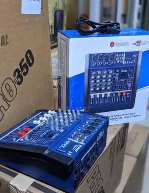 Portable 6-Channel Powered Audio Mixer With Usb,Bluetooth DSP Effect