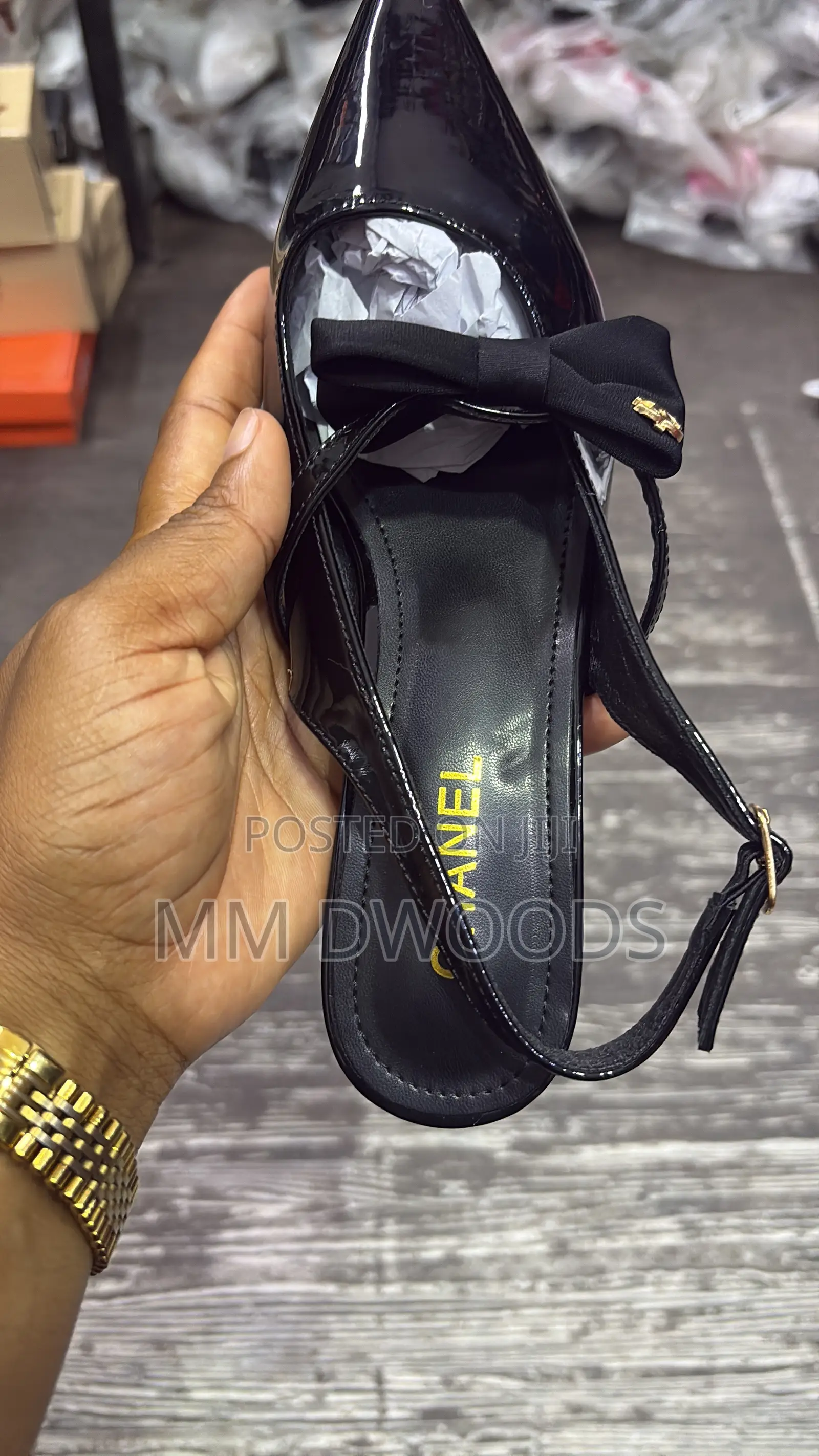 Heel Sandale