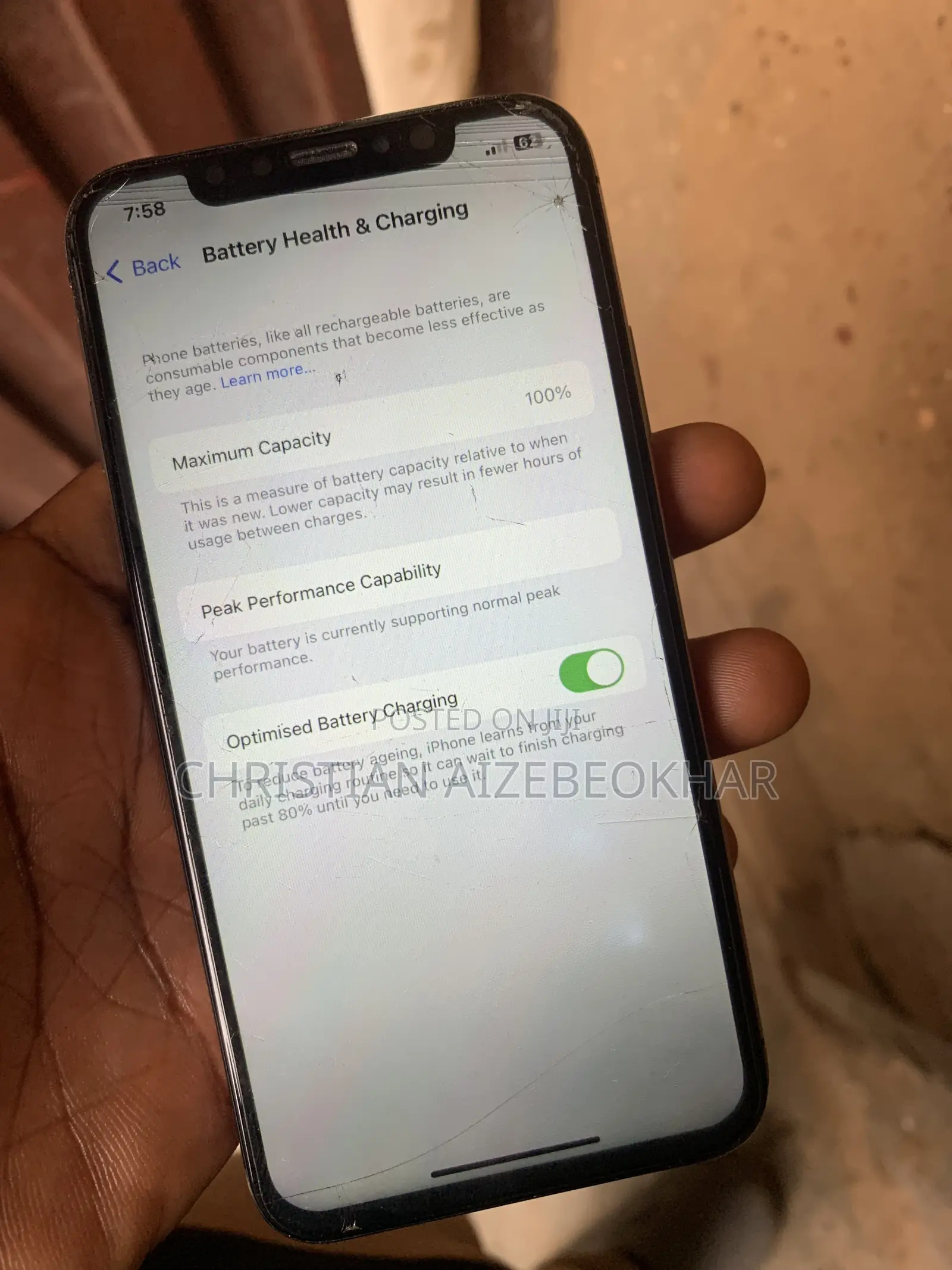 Apple iPhone X 64 GB White