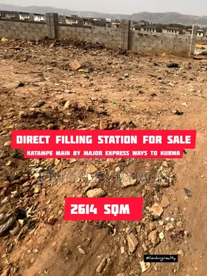 Direct 2614sqm Filling Station Plot for Sale in Katampe Main