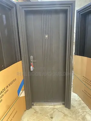 3ft X 7ft Black Security China Steel Door (74lad)