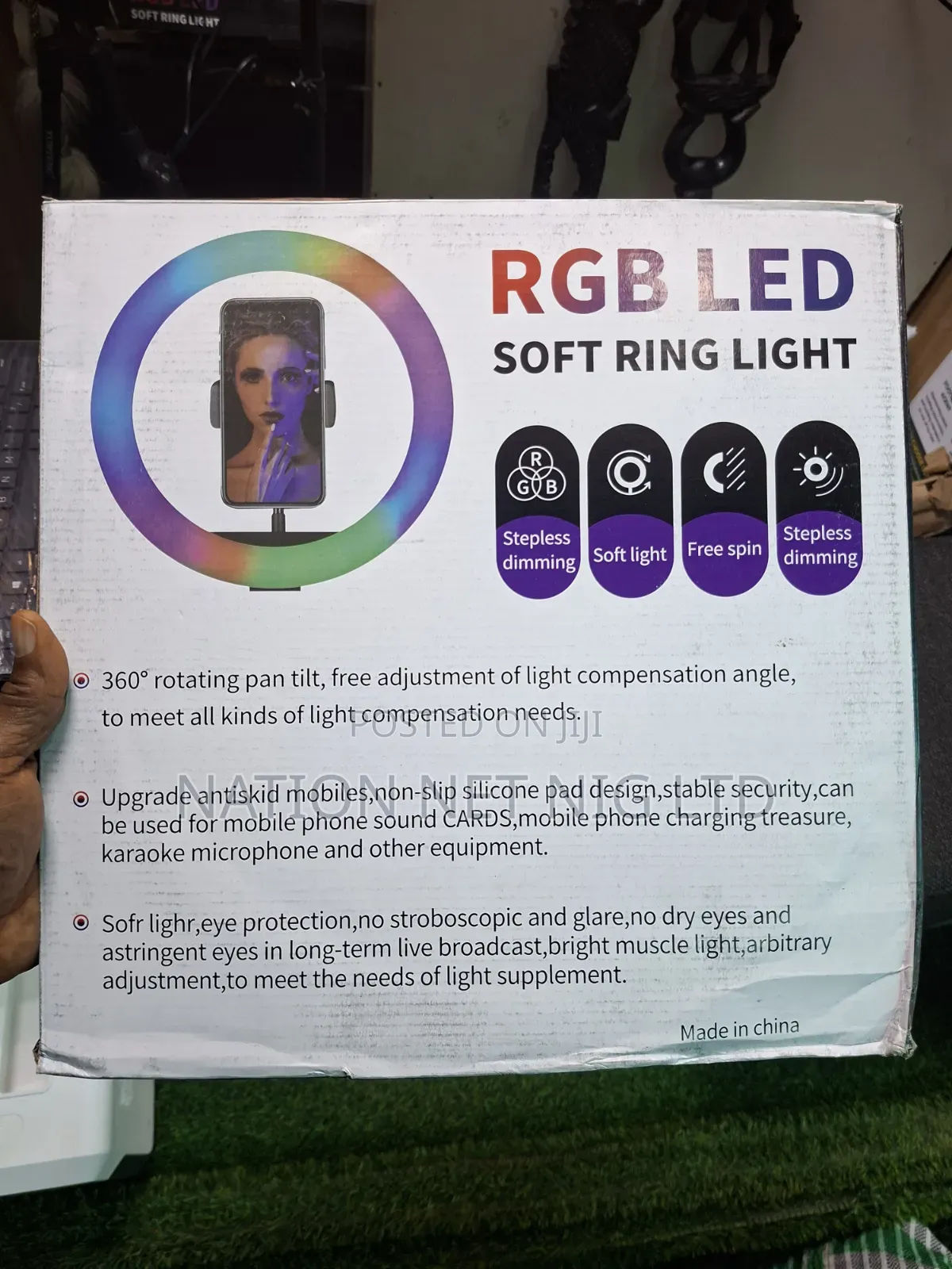 RGB Led Soft Ring Light 14 Inches