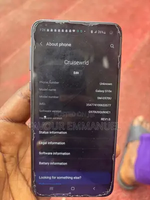 Samsung Galaxy S10e 128 GB Black