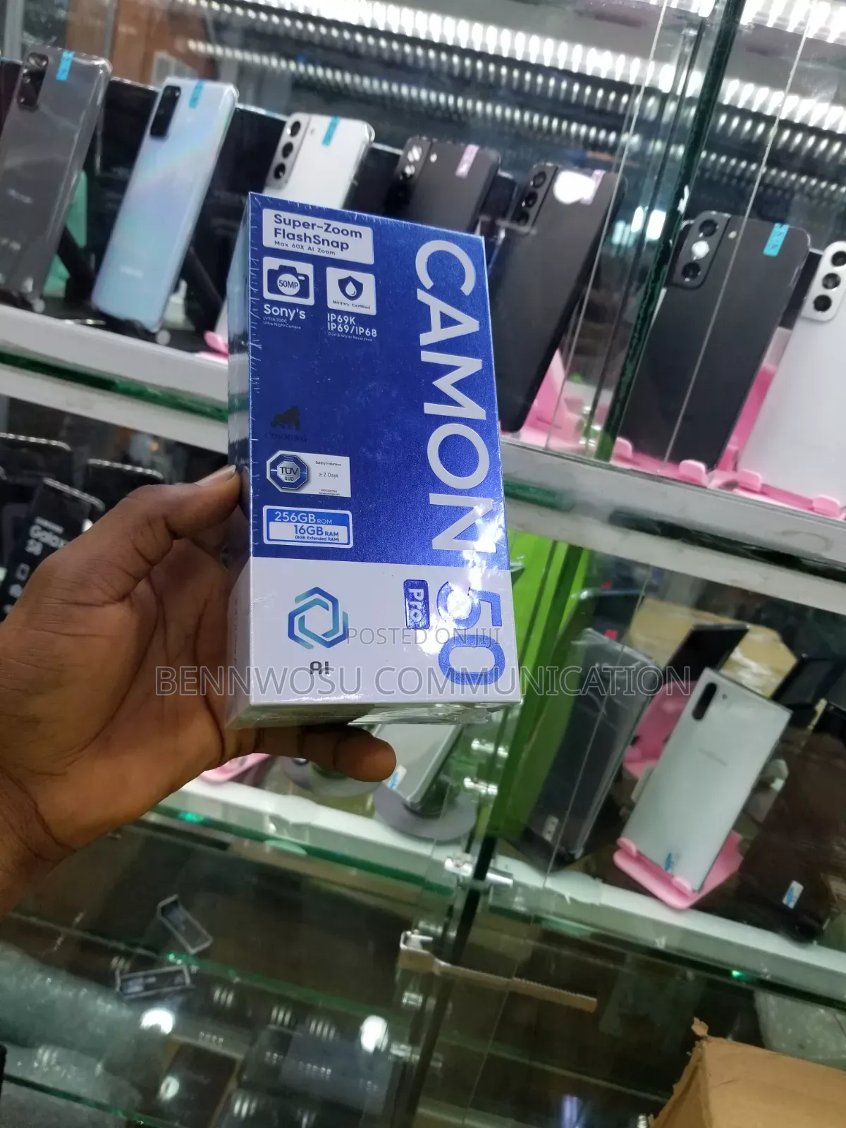 New Tecno Camon 50 Pro 256 GB Blue