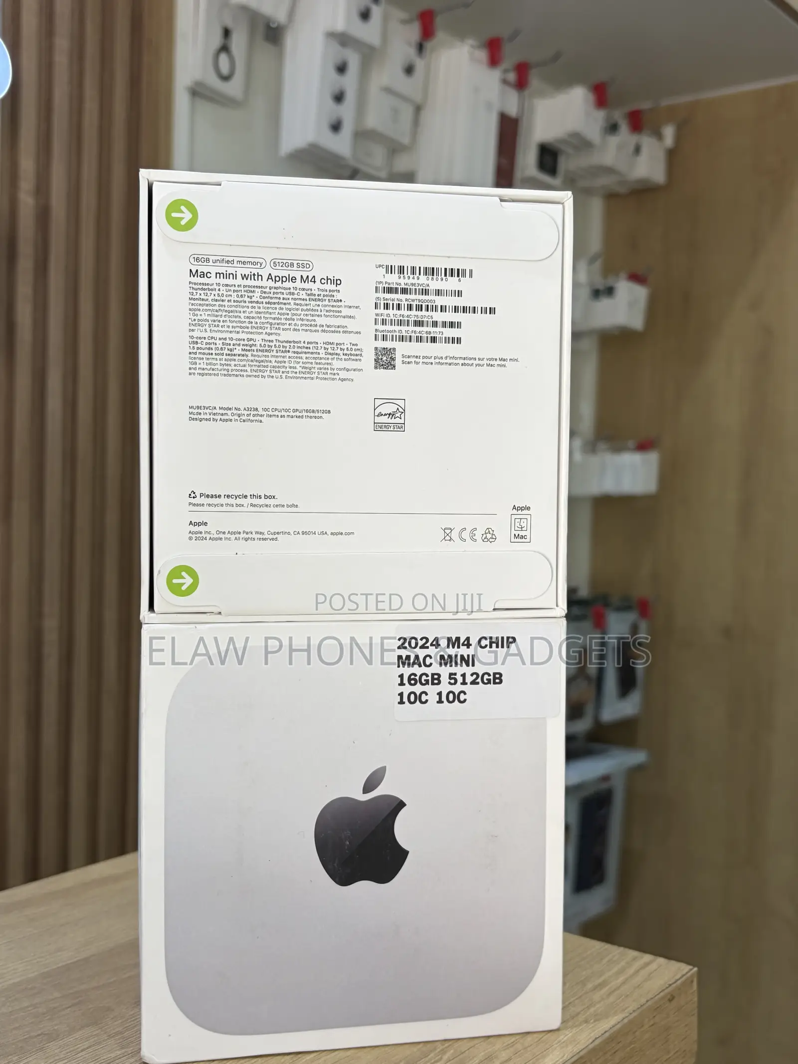 New Desktop Computer Apple Mac Mini M4 16GB Apple M4 SSD 512GB