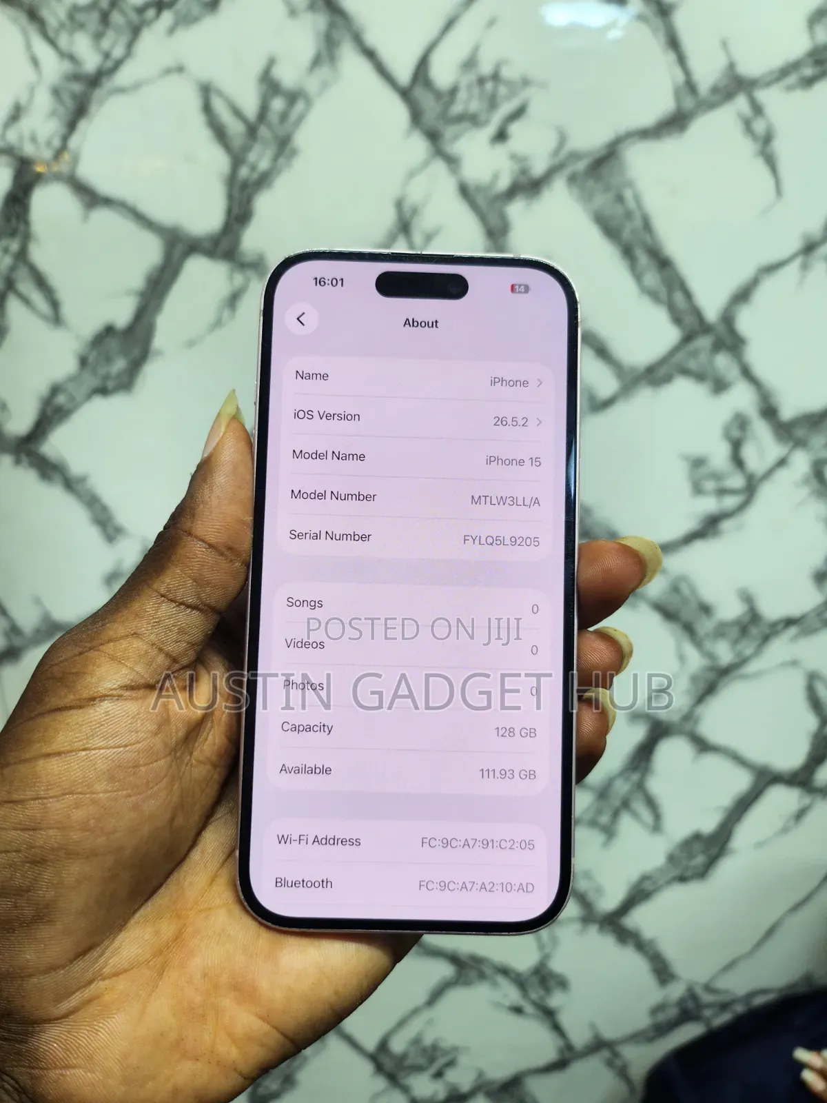 Apple iPhone 15 128 GB Pink