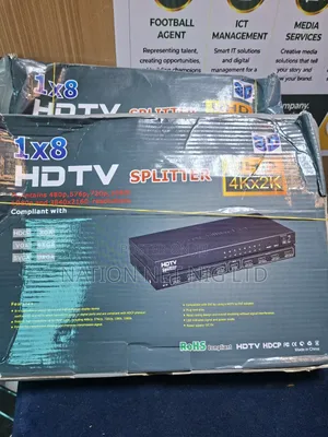 1×8 HDTV Splitter Uhd × Hdmi