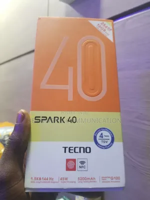 New Tecno Spark 40 256 GB Black