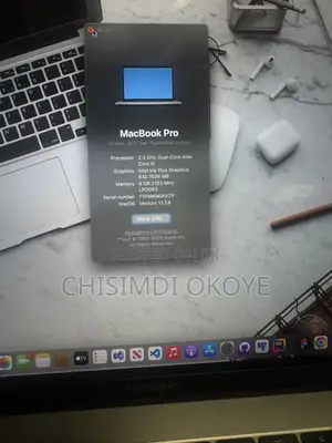 Laptop Apple MacBook Pro 2017 8GB Intel Core i5 SSD 256GB