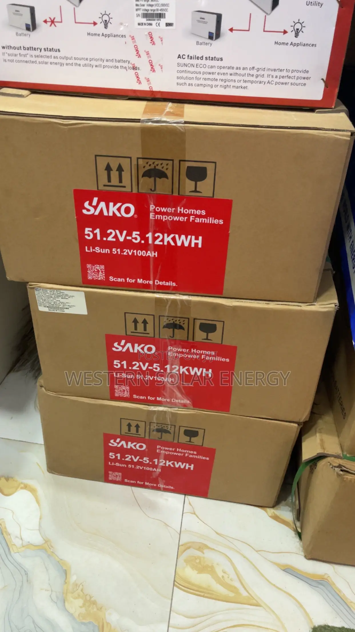 Sako 5kwh 24v Lithium Battery