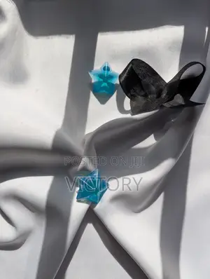 Handmade Earrings - Translucent Ocean Star Earrings