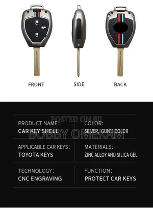 Heavy Duty Car Key Metal Case
