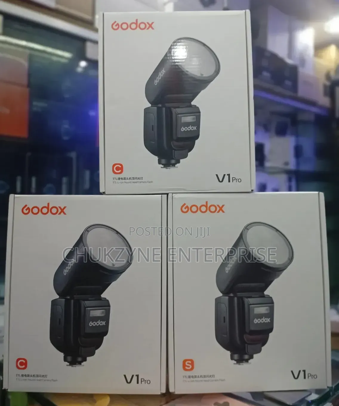 Godox V1 Pro TTL Li-on Round Head Camera Flash