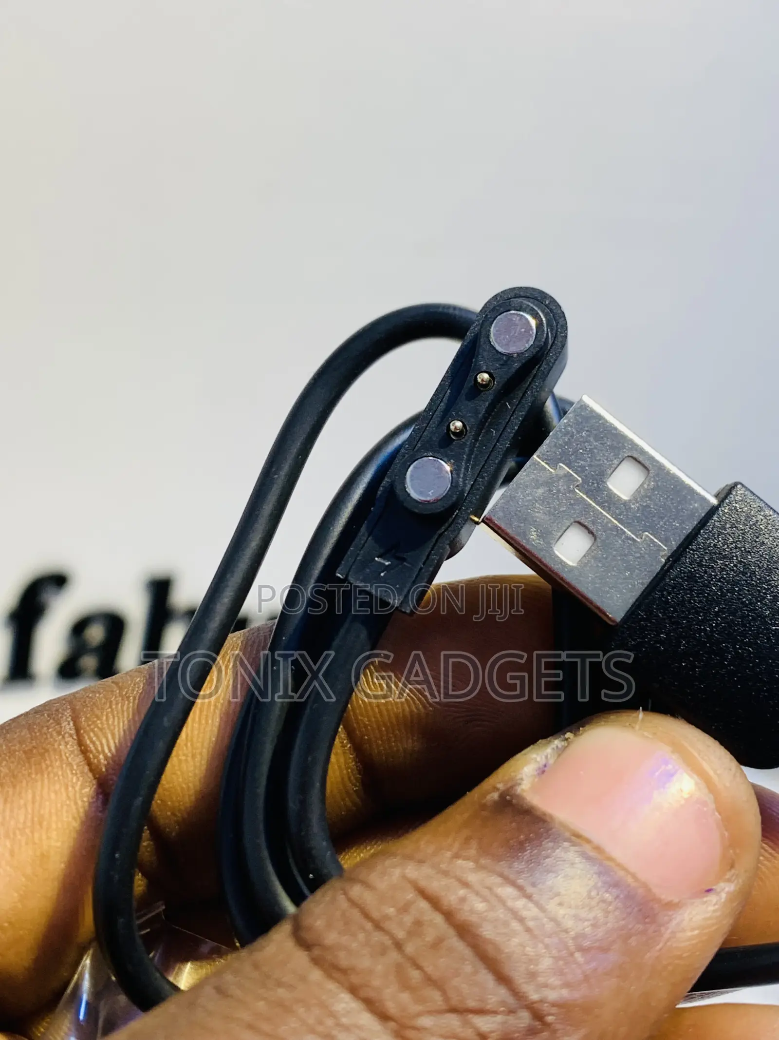W26 Smart Watch Magnetic Charging Cable.