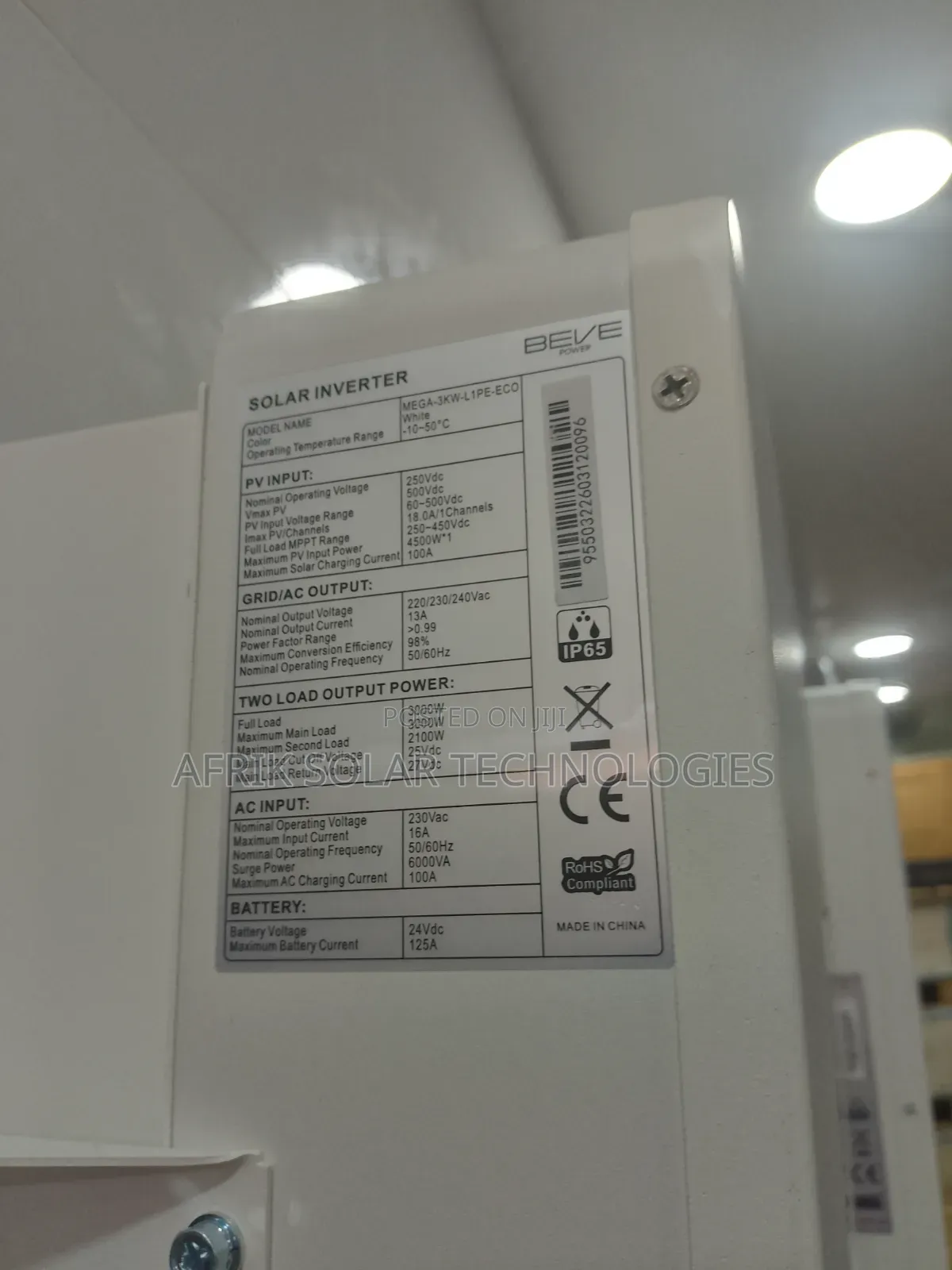 3kva 24v Beve Hybrid Inverter