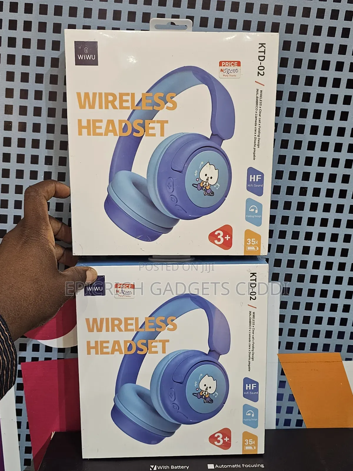 Wiwu Kiddies Wireless Bluetooth Headphone