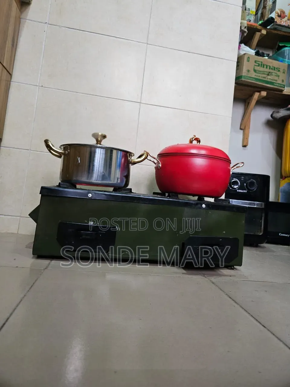 Double Burners Charcoal Stove