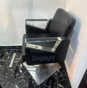 Professional-Style Black Salon Chair