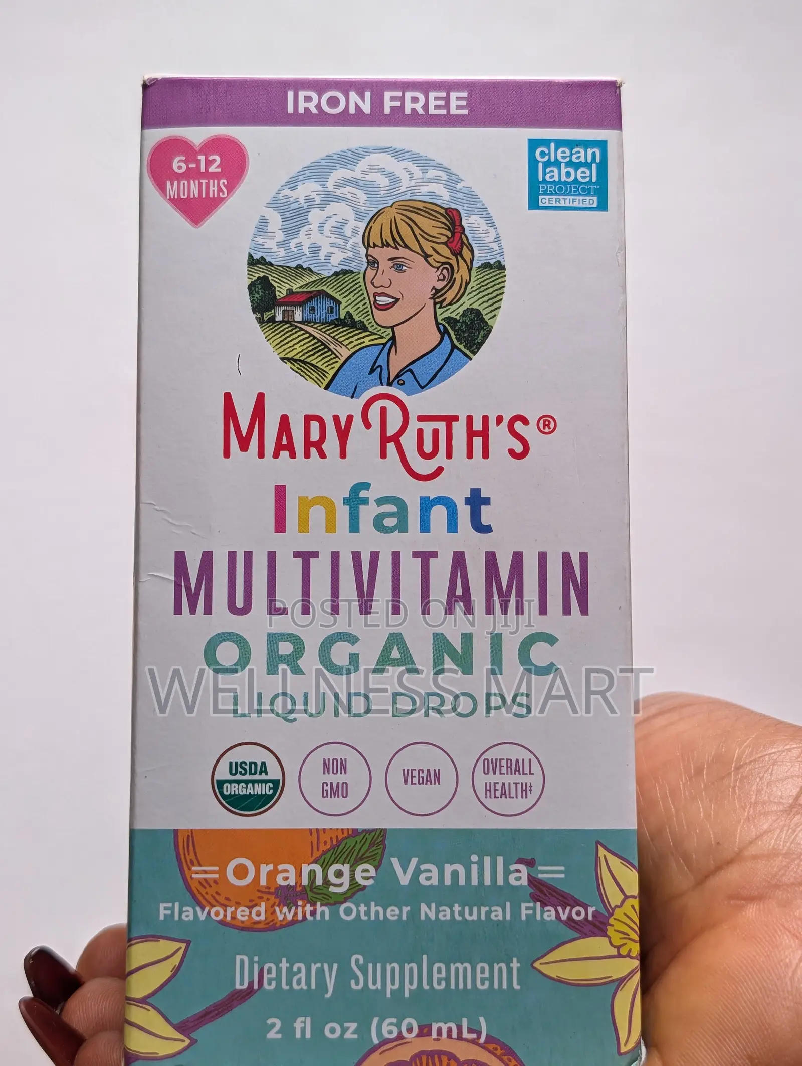 Maryruth's Organic Infant Multivitamin Drops - Babies 6-12mo