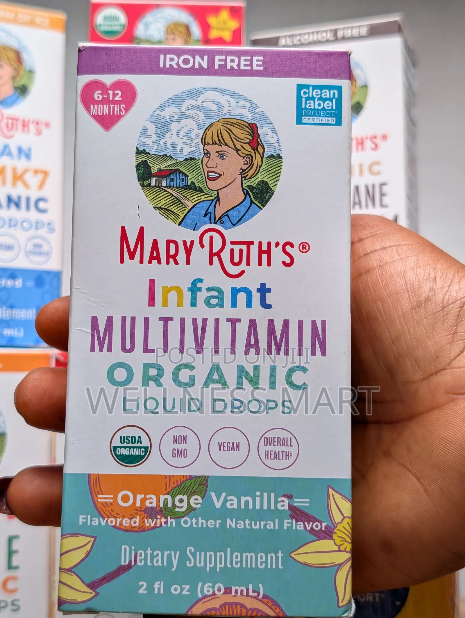 Maryruth's Organic Infant Multivitamin Drops - Babies 6-12mo